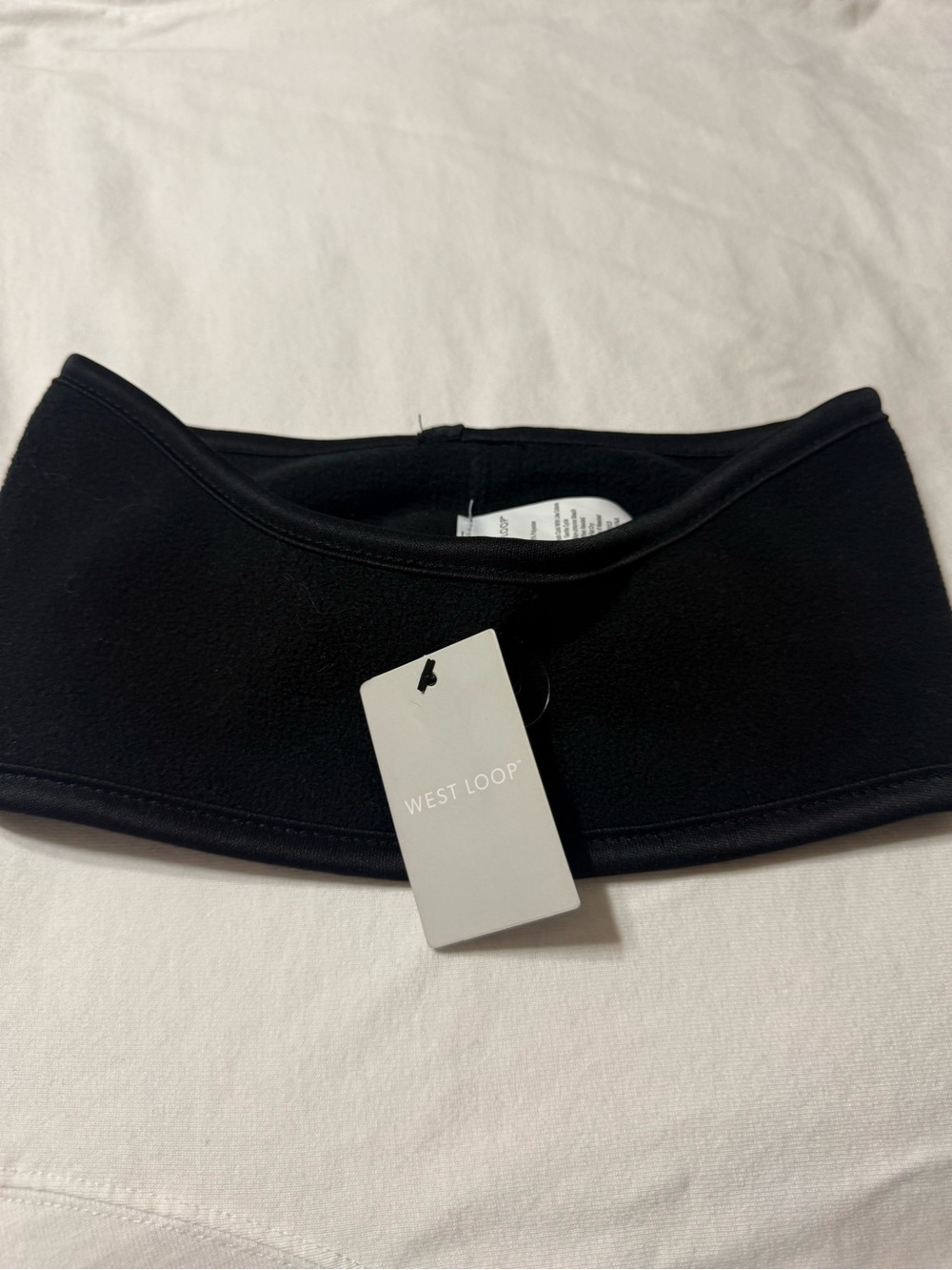 west loop Black Fleece Ear Warmer Headband